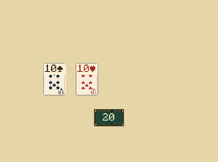 Card values: Number cards keep their value. Face cards are ten. Aces count as one or eleven.
