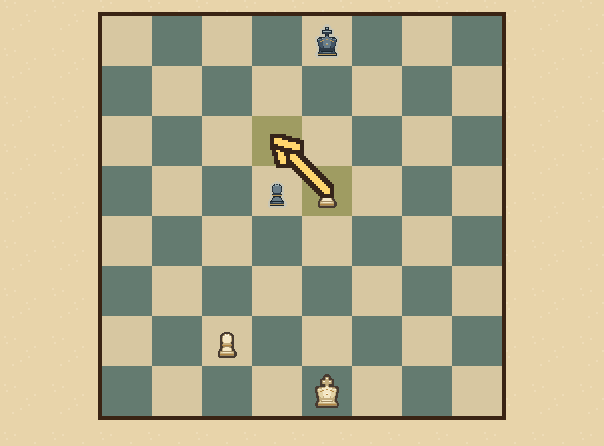 It just moved two squares: The enemy pawn landed beside yours. You have ONE turn to catch it this way.