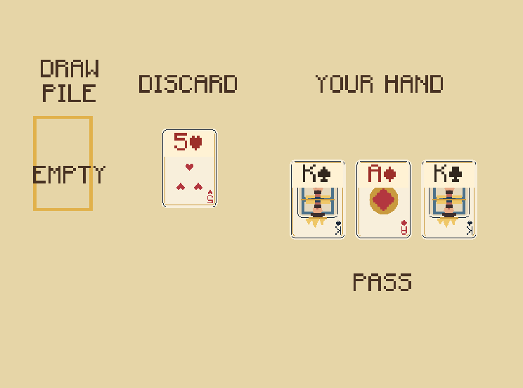 Nothing to play or draw?: Pass. If everyone passes in a row, the game is a draw.