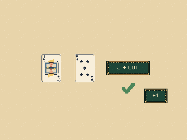 Nobs: A jack matching the starter's suit scores one point.
