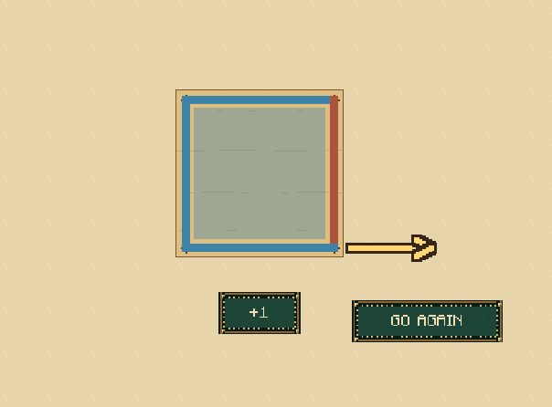Play again: After making a box, draw another line. Keep going while you keep closing boxes.