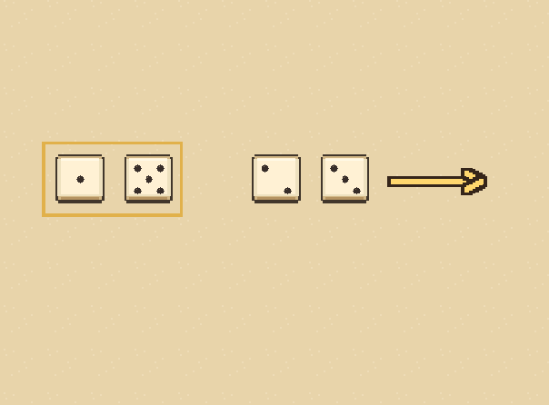 Choose one legal set: Every die selected in one move must contribute to that move's score.