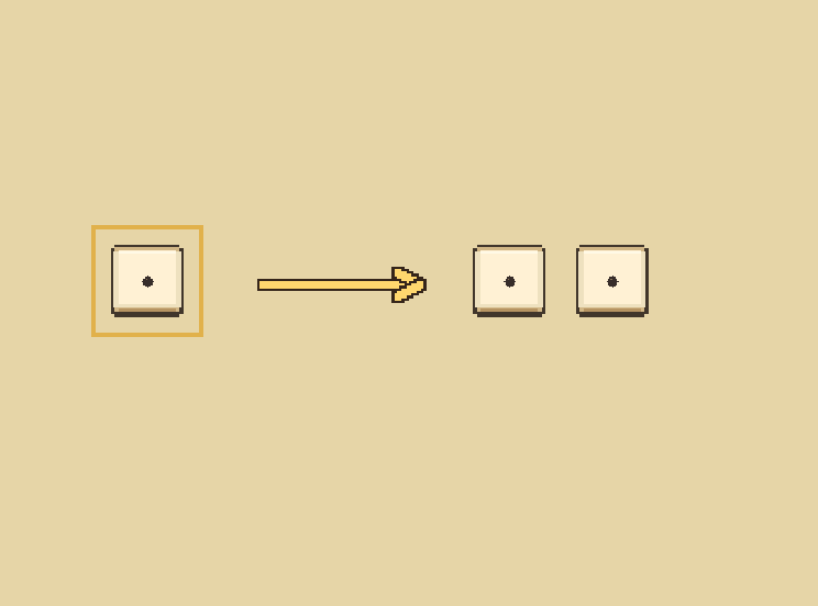 Keep same-roll sets: A kept die cannot combine with later dice to make a new triple.