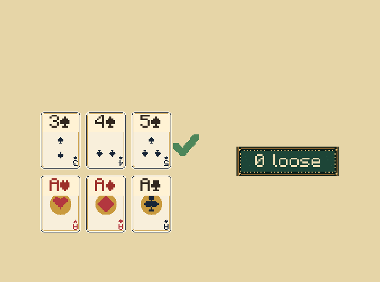 Melded: Cards in sets and runs do not count as deadwood.
