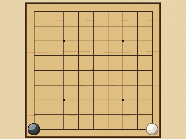 Corner: A corner needs fewer stones around it. Use the edges wisely.