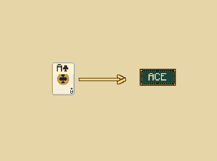 Start with ace: Each suit foundation begins with its ace.