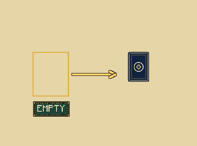 No cards left: When the stock is empty, turn the waste pile over.