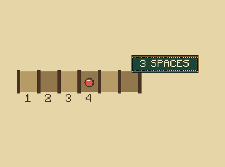 Try it: Count each square once. A token may not stop beyond the final home square.