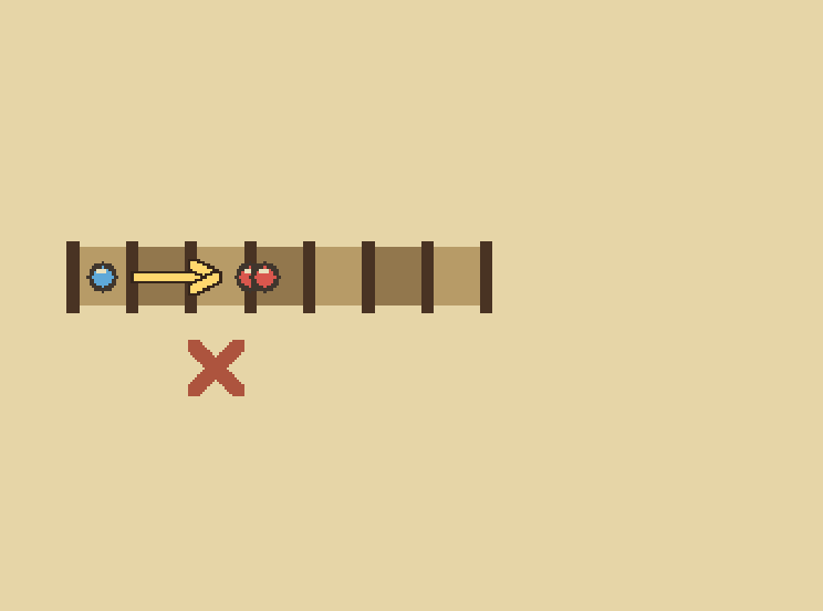 Make a blockade: Two friendly tokens on one square stop opponents passing through.