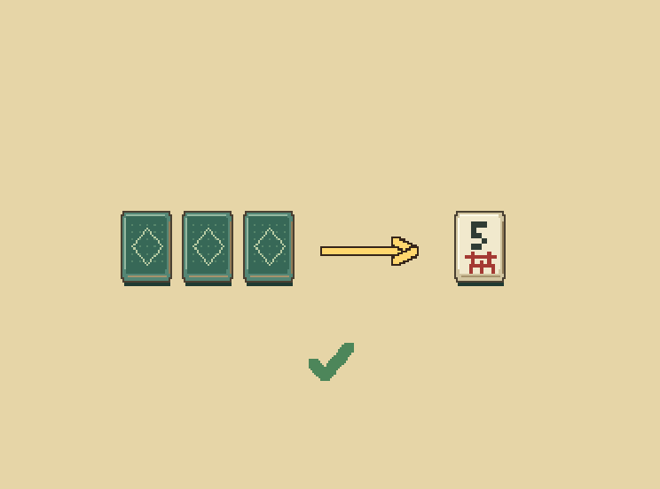 Closed self-draw: Win by drawing the final tile without having called an open group. This supplies a yaku.