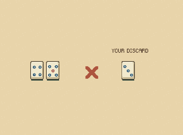 Furiten: If any tile that completes your hand is in your own discard history, you cannot win on a discard.