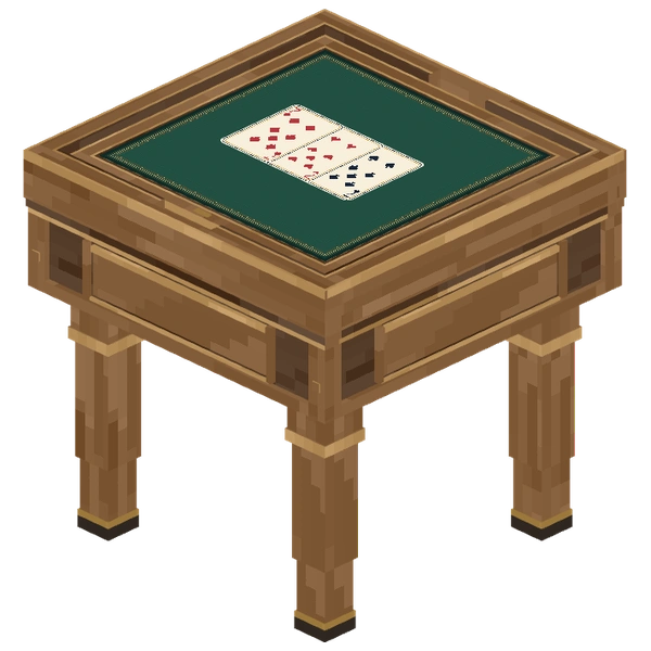 Gin Rummy fitted to its Small Game Table