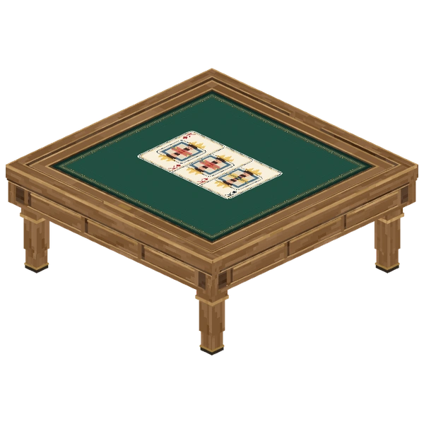 Klondike Solitaire fitted to its Large Game Table
